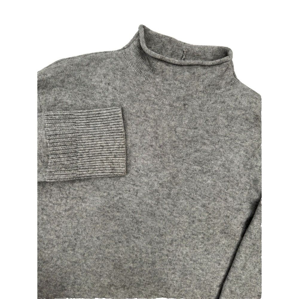 Anthropologie Moth‎ Saskia Mock Neck Tunic Sweater Gray Size Small